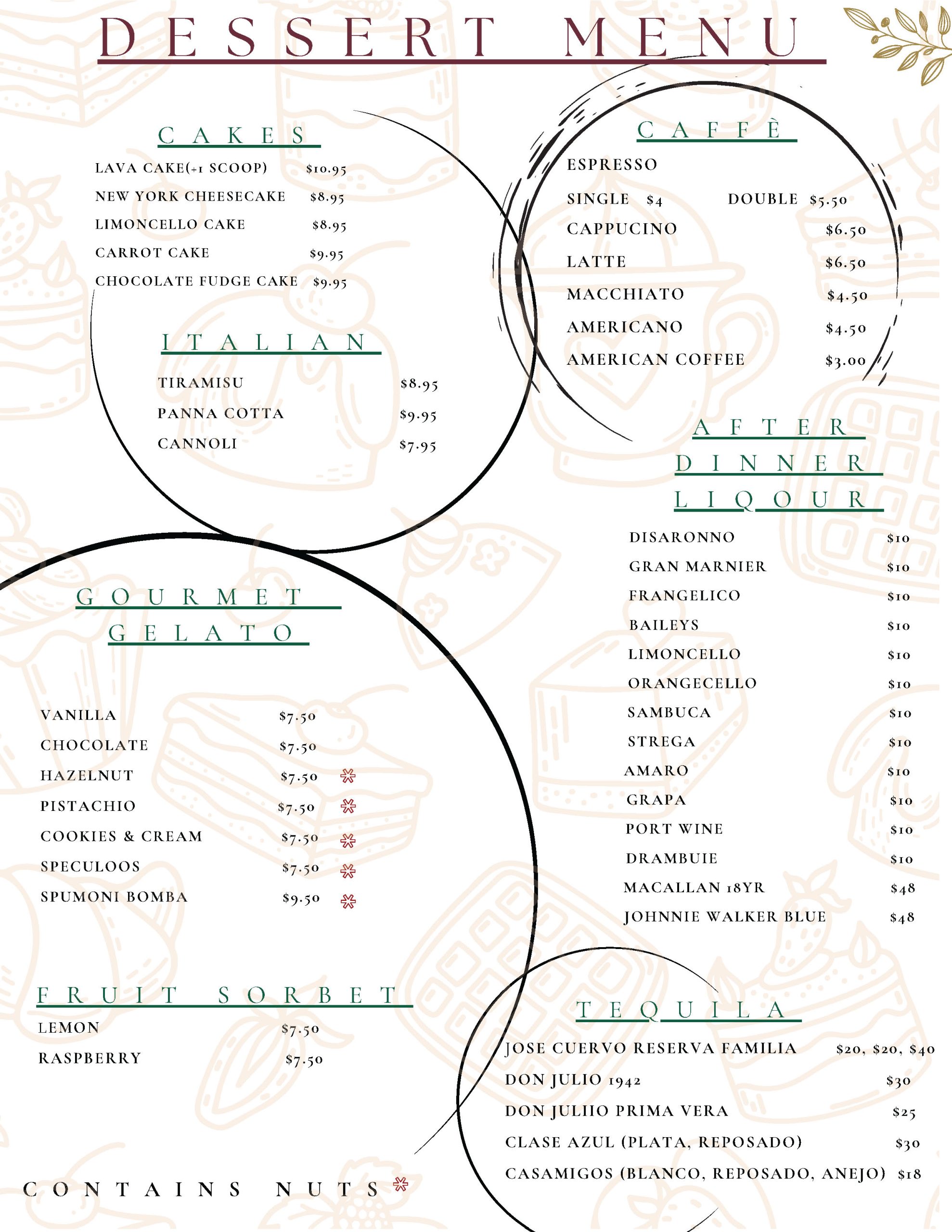 Dessert Menu scaled